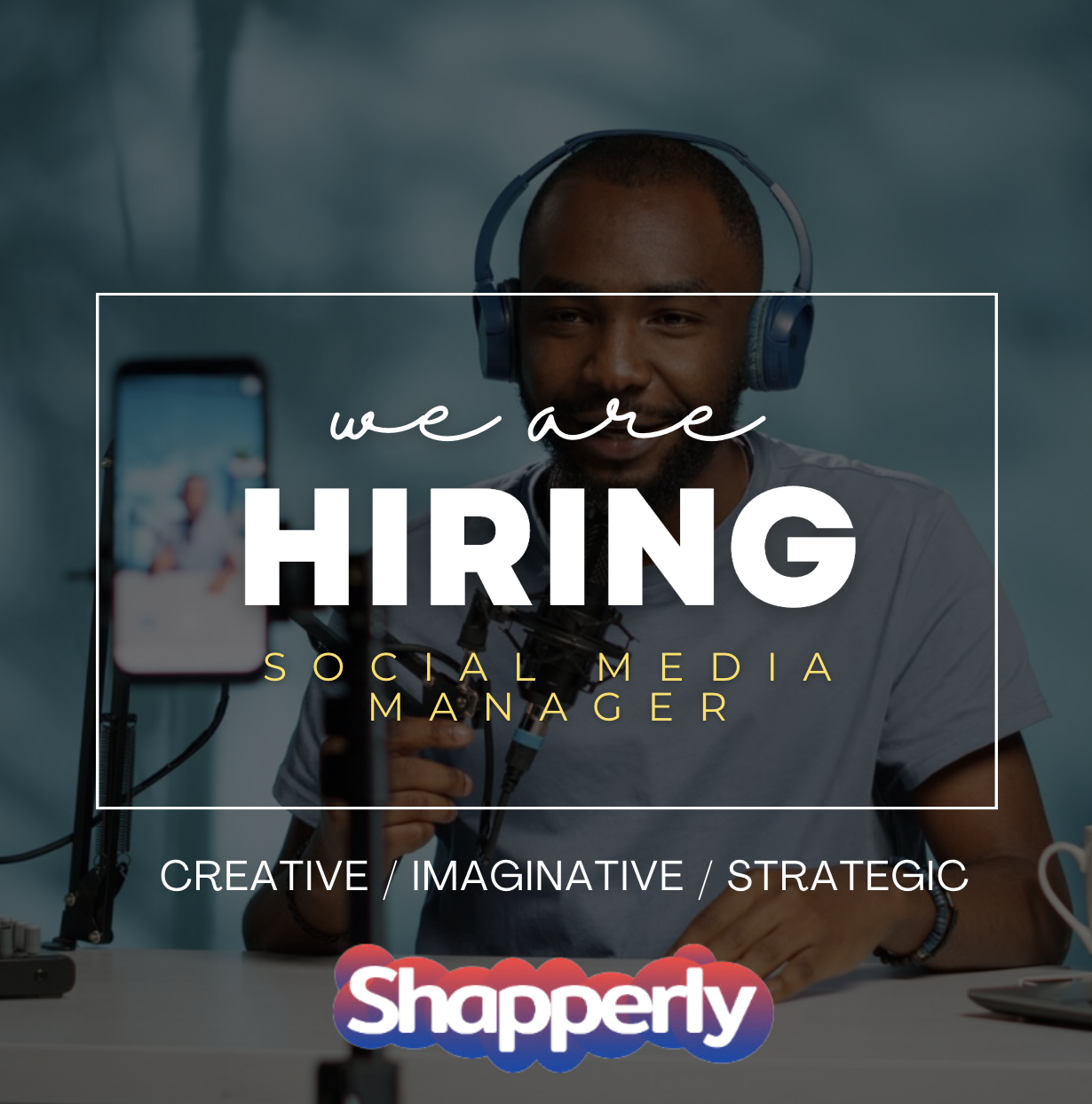 Vacancy:- Social Media Manager 